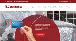 Desktop Screenshot of lojascatarinense.com.br