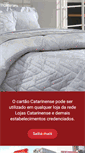Mobile Screenshot of lojascatarinense.com.br